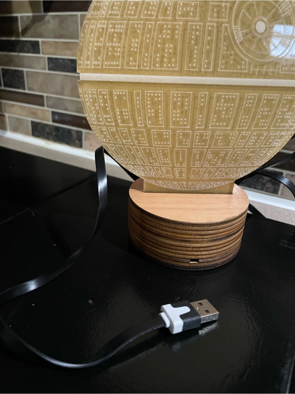 Star Wars Death Star Color-Changing LED Lamp - Picture 7 of 10